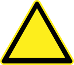 Blank Warning Sign